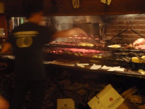 Meat, meat, meat - a classic parilla (grill)