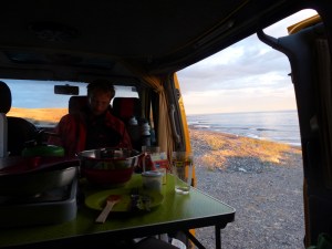 Yet another beautiful spot by the coast for the night