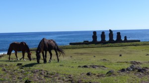 The island is now home to a large population of wild horses