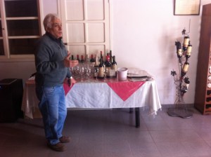 Carmelo is a one man band who has a passion for ageing his wines in the bottle