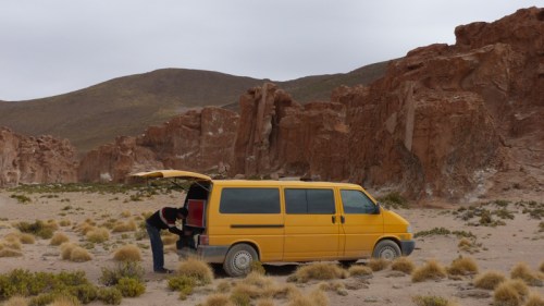 My climbing boots are in here somewhere!