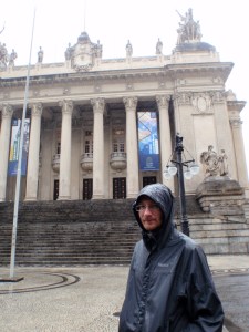A wet first day in Rio