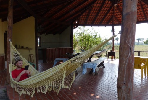 Enjoying a lovely camp near the top of the northern Transpantaneira