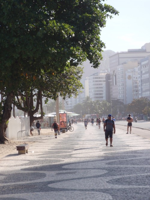 And along Copacabama beach front