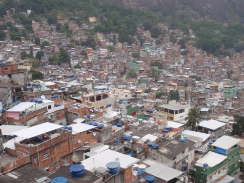 Now being brought into the city, with a lick of paint and distribution of services (such as clean water, via blue tanks on the roofs)